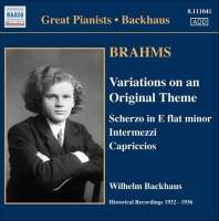 Brahms: Solo Piano Works