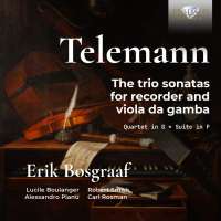 Telemann: Trio Sonatas for Recorder and Viola da Gamba