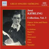 BJORLING, Jussi: Bjorling Collection, Vol. 3: Opera Arias and Duets (1936-1944)