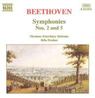 BEETHOVEN: Symphonies no. 2 & 5