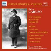 Enrico Caruso:The Complete Recordings Vol.10