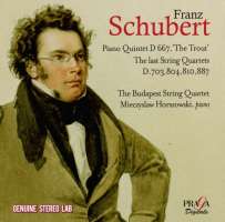 WYCOFANY   Schubert: Piano Quintet "The Trout"; The last String Quartets