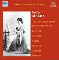 Nellie Melba - The Paris and London Recordings (1908-1913)