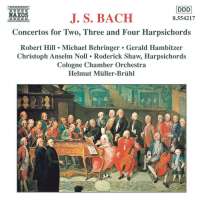 BACH.J.S: Concertos for Two, Three and Four Harpsichords