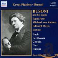 BUSONI: Complete Recordings