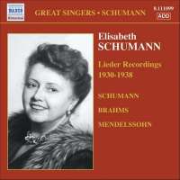 Elisabeth Schumann - Lieder Recordings