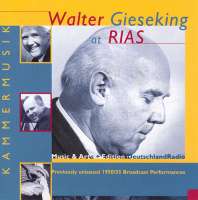 Walter Gieseking at RIAS