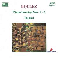 BOULEZ: Piano Sonatas 1-3