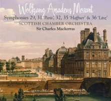 MOZART: Symphonies Nos. 29, 31, 32, 35 & 36
