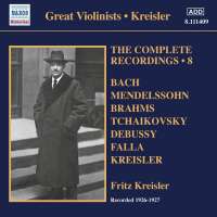 Kreisler - The Complete Recordings Vol. 8