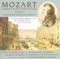 Mozart: Three Piano Concertos
