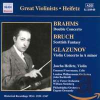 Brahms: Double Concerto / Bruch: Scottish Fantasy / Glazunov: Violin Concerto in A minor