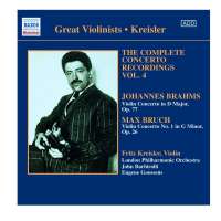 Fritz Kreisler: Complete Concerto Recordings Vol.4