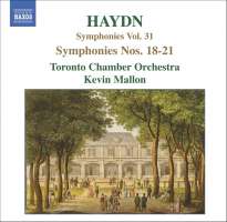 HAYDN: Symphonies Vol. 31, Nos. 18 - 21