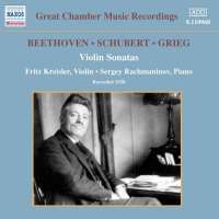 Beethoven/Schubert/Grieg: Violin Sonatas