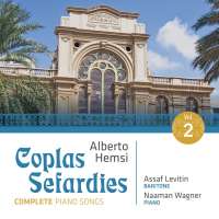 WYCOFANY    Hemsi: Coplas Sefardies Vol. 2, Complete Piano Songs