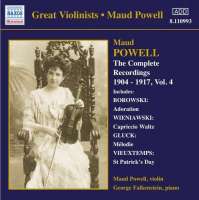 Maud Powell - Complete Recordings Vol 4