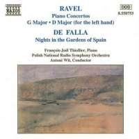 RAVEL: Piano Concertos / FALLA: Nights in Gardens of Spain