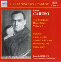 Enrico Caruso:The Complete Recordings Vol.5