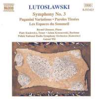 Lutosławski: Orchestral Works Vol. 3