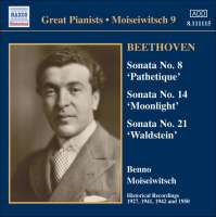 Beethoven: Piano Sonatas Nos. 8, 14, 21