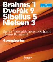 WYCOFANY  4 Symphonies , Dvorak, Brahms, Sibelius, Nielsen/ Thomas Dausgaard