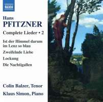 Pfitzner: Complete Lieder Vol. 2