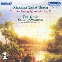 Spech: 3 String Quartets, Op. 2