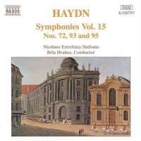 Haydn: Symphonies Nos. 72, 93, 95 (vol. 15)