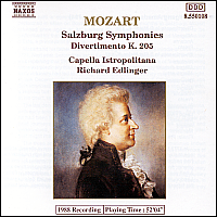 Mozart: Divertimentos K. 136-138&205