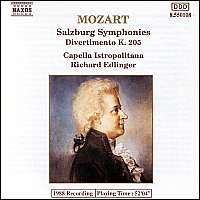 Mozart: Divertimentos K. 136-138&205