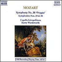 MOZART: Symphonies 38, 29