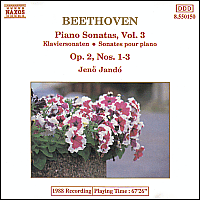 Beethoven: Piano Sonatas Vol.  3 / 8.550150