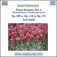 BEETHOVEN: Piano Sonatas Vol. 4