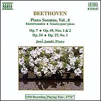 Beethoven: Piano Sonatas Vol. 8 / 8.550167