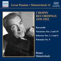 Great Pianists - Moiseiwitsch Vol. 13 - Chopin Recordings 1939-1952