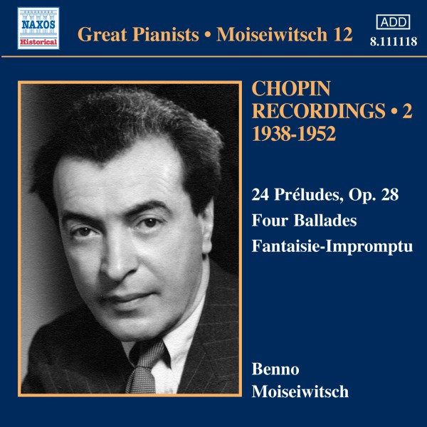 CHOPIN Recordings Vol. 2:  24 Preludes, Ballades