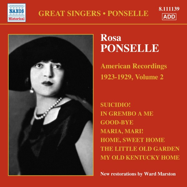 PONSELLE Rosa: American Recordings Vol. 2