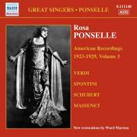 PONSELLE Rosa - American Recordings Vol. 3