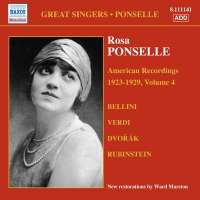 PONSELLE Rosa: American Recordings Vol. 4