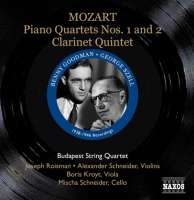 MOZART - Piano Quartets Nos. 1 & 2, Clarinet