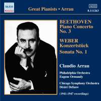 Beethoven - Piano Concerto No. 3, WEBER -Konzertstuck / Piano Sonata No. 1