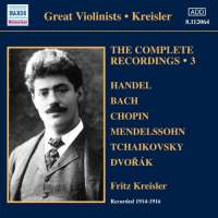 Kreisler The Complete Recordings 3, nagr. 1914-1916