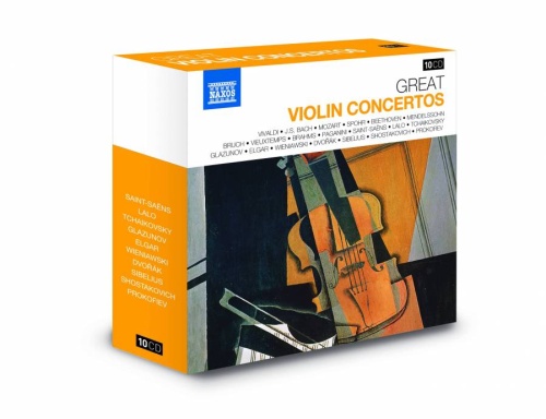 GREAT VIOLIN CONCERTOS (10 CD)