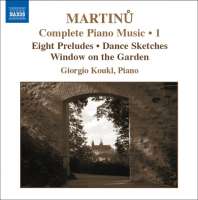 Martinu: Complete Piano Music Vol. 1