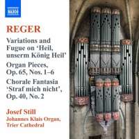 REGER: Organ Works Vol. 9 - Variations and Fugue, 12 Pieces Op. 65 Nos. 1 - 6, Chorale Preludes, Chorale Fantasia