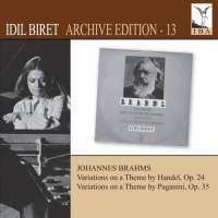 Brahms: Variations and Fugue on a Theme by Handel, Variations on a Theme by Paganini