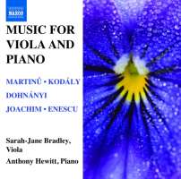Music for Viola and Piano - Martinů, Kodály, Dohnányi, Joachim, Enescu