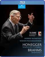 Honegger: Symphony No. 3; Brahms: Symphony No. 4