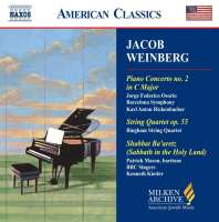 WEINBERG: Piano Concerto No 2; String Quartet, Op 55
